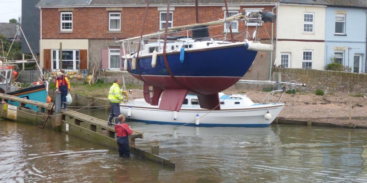Craning afloat…another sailing season is underway