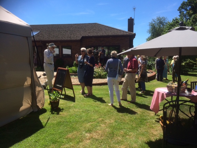 Hospicecare Charity event in Lympstone gardens