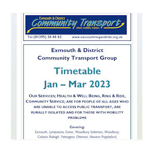 Community Transport Timetable