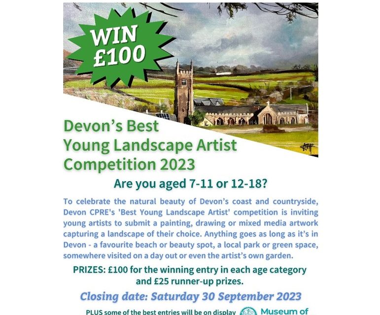 Devon’s Best Young Landscape Artist Competition 2023